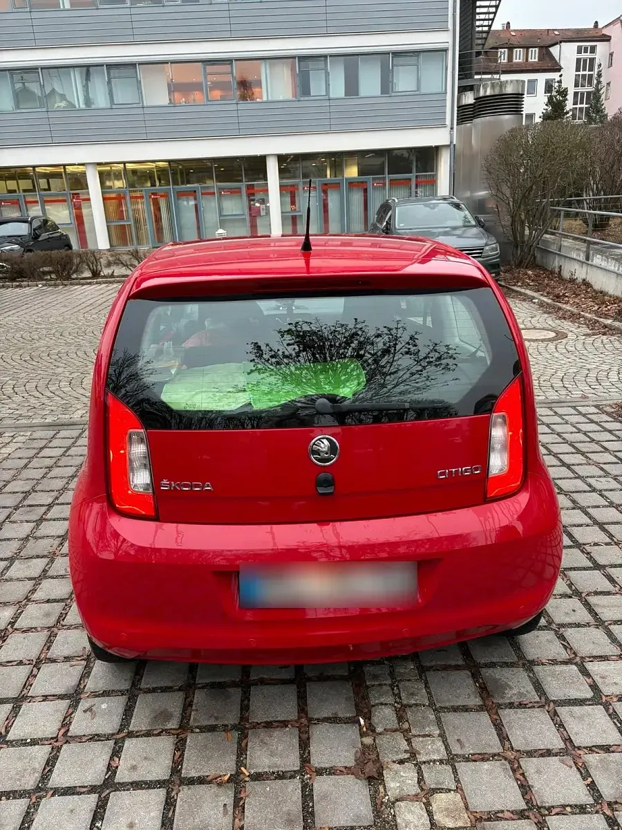 Gebraucht Skoda Citigo 60 PS (44 kW) 2014 Rot Kleinwagen