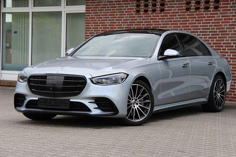 Hightechsilber metallic Gebraucht 2021 Mercedes S400 AMG line Limousine | 75.800 € (Superpreis) - Bild 1/4