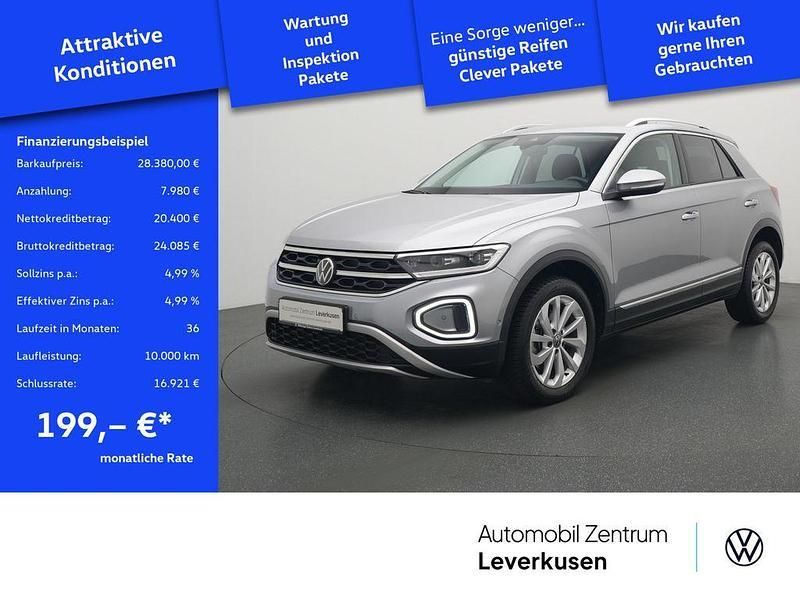 Schwarz Gebraucht 2023 VW T-Roc Style SUV | 28.380 € (Guter Preis) - Bild 1/4