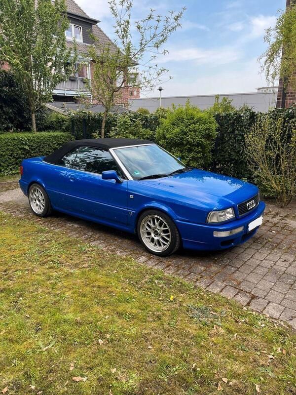 Blau Gebraucht 1998 Audi Cabriolet Sport Cabrio | 7.499 € (Superpreis) - Bild 1/4