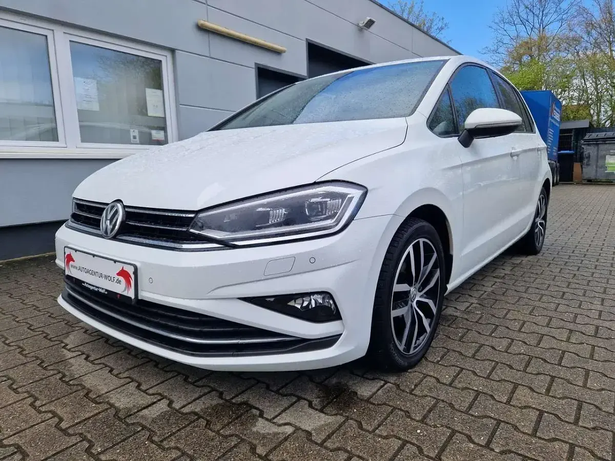 Gebraucht VW Golf Sportsvan Join 150 PS (110 kW) 2018 Weiß Van / Kleinbus