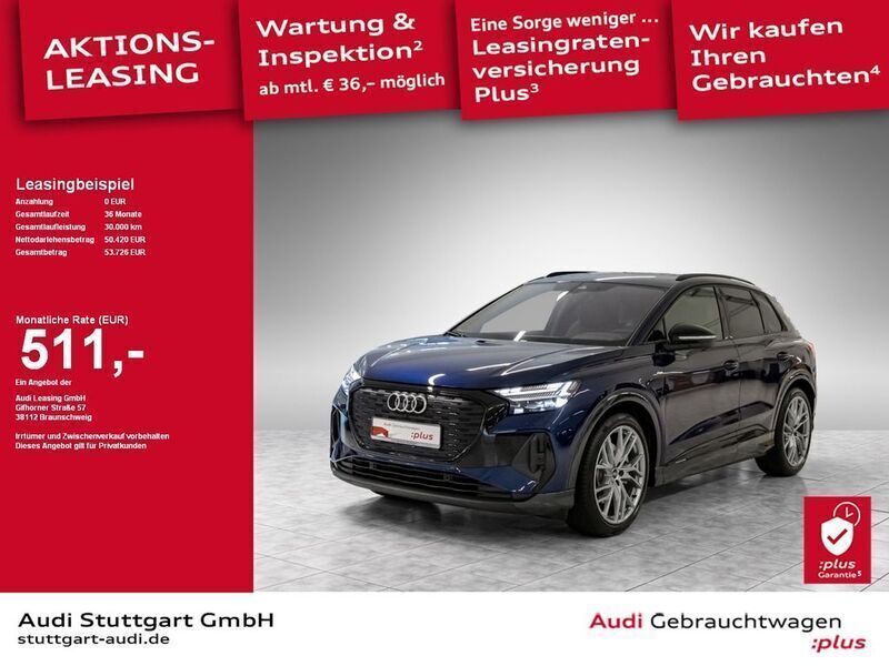 Navarrablau metallic Gebraucht 2023 Audi Q4 e-tron Sport SUV | 50.420 € (Teuer) - Bild 1/2
