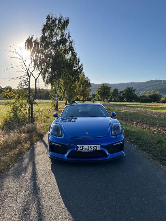 Blau Gebraucht 2016 Porsche Cayman GT4 Coupé | 87.400 € (Guter Preis) - Bild 1/4