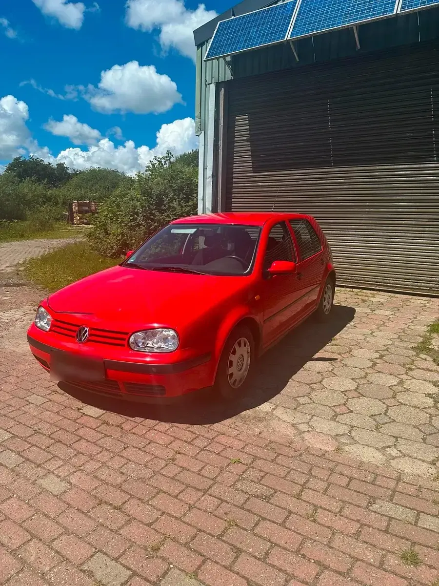 Gebraucht VW Golf IV 75 PS (55 kW) 1999 Rot Kleinwagen