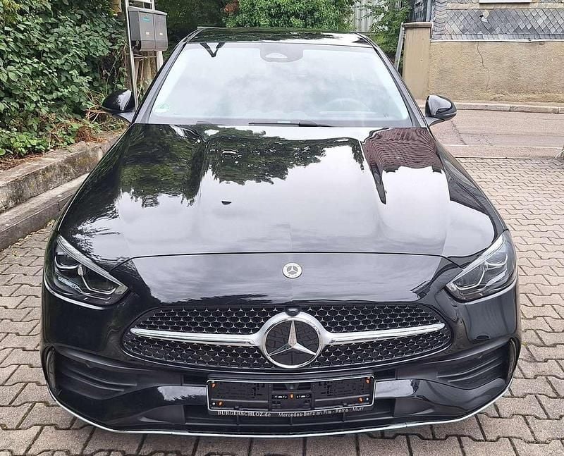 Schwarz Gebraucht 2025 Mercedes C180 AMG line Limousine | 39.999 € (Guter Preis) - Bild 1/4