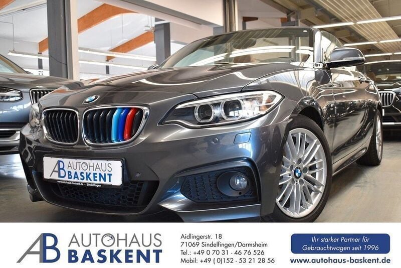 Grau Gebraucht 2017 BMW 220 M Sport Cabrio | 20.690 € (Guter Preis) - Bild 1/4