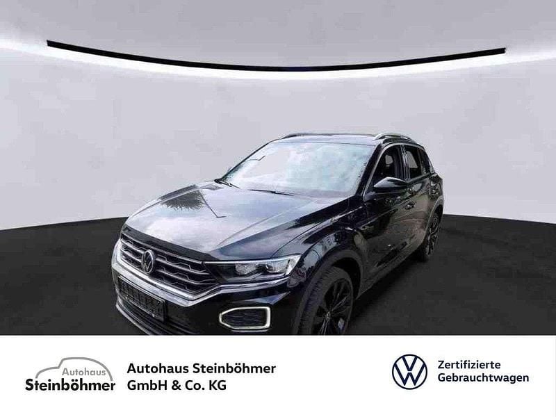 Deep black perleffekt (schwarz) Gebraucht 2021 VW T-Roc Sportline SUV | 29.445 € (Fairer Preis) - Bild 1/4
