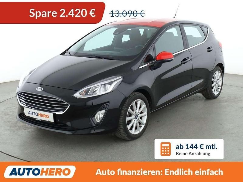 Gebraucht Ford Fiesta Titanium 101 PS (74 kW) 2018 Shadow black Kleinwagen
