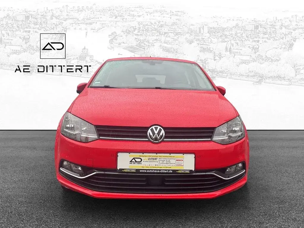 Gebraucht VW Polo Highline 110 PS (80 kW) 2016 Rot Limousine