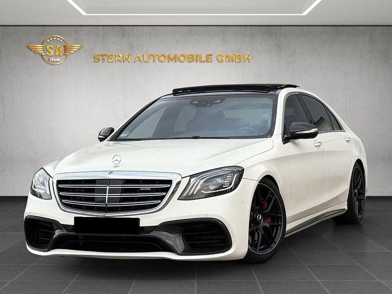 Designo diamantweiß bright mag Gebraucht 2020 Mercedes S63 AMG AMG Limousine | 84.990 € (Etwas zu teuer) - Bild 1/4