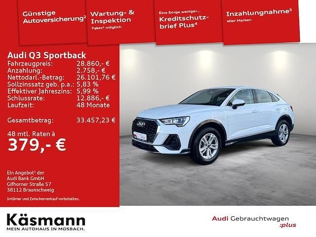 Ibisweiß Gebraucht 2022 Audi Q3 Sportback Basis SUV | 26.980 € (Superpreis) - Bild 1/3