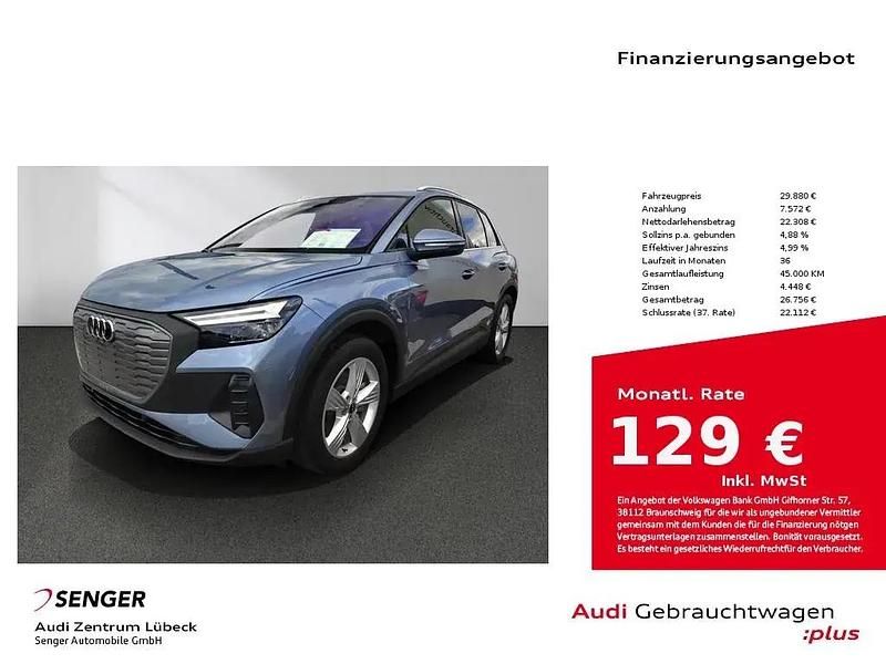 Blau Gebraucht 2022 Audi Q4 e-tron SUV | 29.880 € (Superpreis) - Bild 1/1