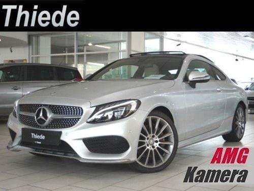 Iridiumsilber – metalliclack Gebraucht 2016 Mercedes C300 AMG line Coupé | 28.550 € (Superpreis) - Bild 1/3
