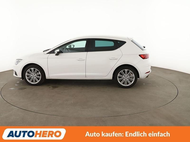Gebraucht Seat Leon XCELLENCE 125 PS (91 kW) 2017 Weiß Kleinwagen