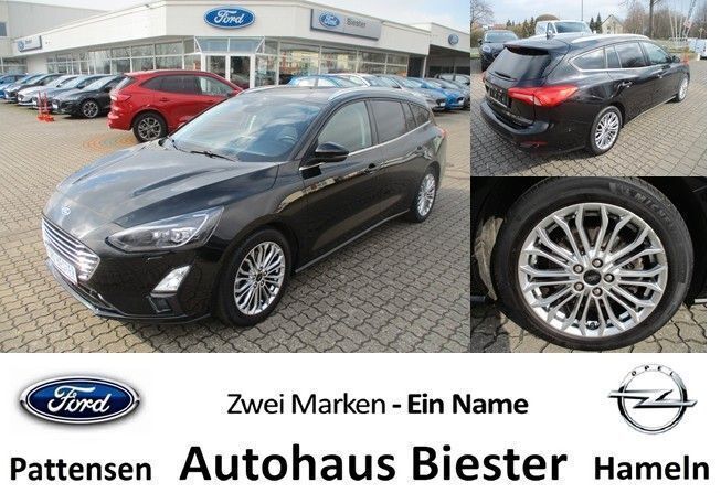 Schwarz Gebraucht 2020 Ford Focus Titanium Limousine | 18.950 € (Teuer) - Bild 1/4
