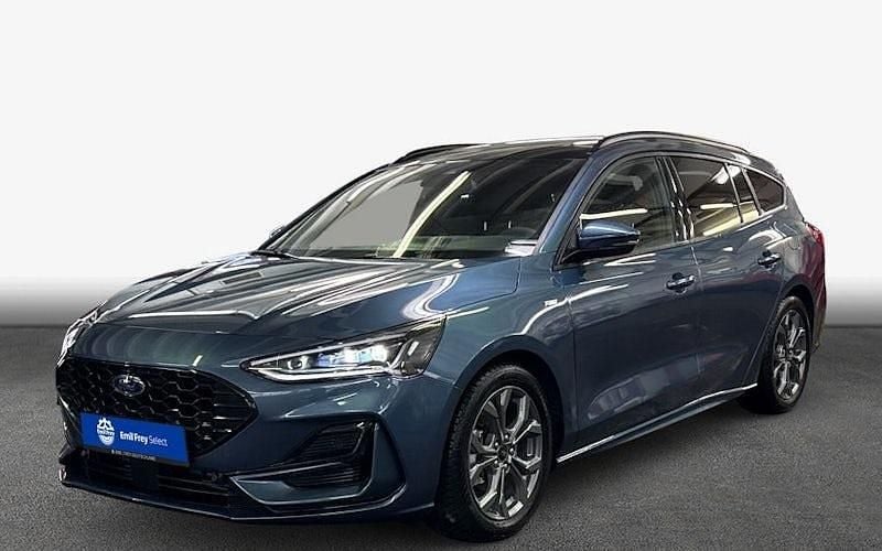 Blau Gebraucht 2024 Ford Focus ST-Line Kombi | 22.903 € (Superpreis) - Bild 1/4