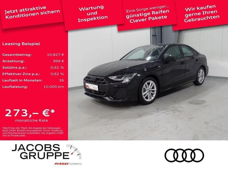 Gebraucht Audi A3 S-Line 116 PS (85 kW) 2025 Mythosschwarz metallic Limousine