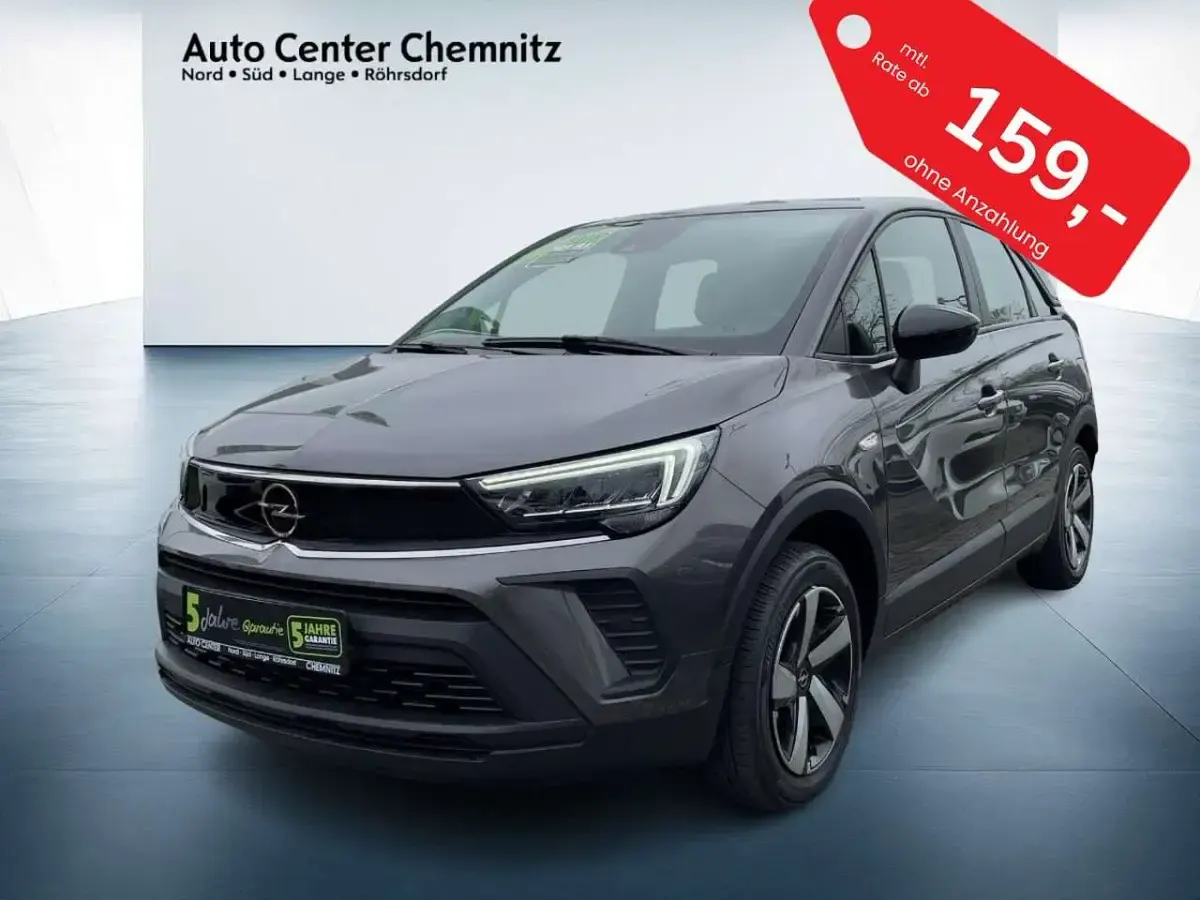 Gebraucht Opel Crossland X Enjoy 110 PS (80 kW) 2023 Mondstein grau SUV