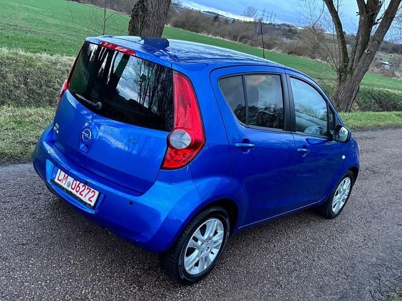 Gebraucht Opel Agila Edition 94 PS (69 kW) 2011 Blau Kleinwagen