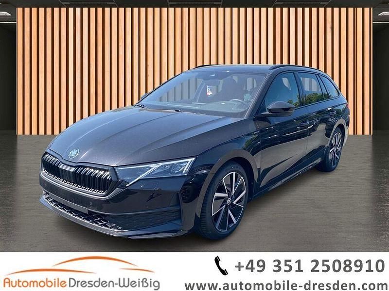 Schwarz Gebraucht 2024 Skoda Octavia SportLine Kombi | 33.980 € (Guter Preis) - Bild 1/3