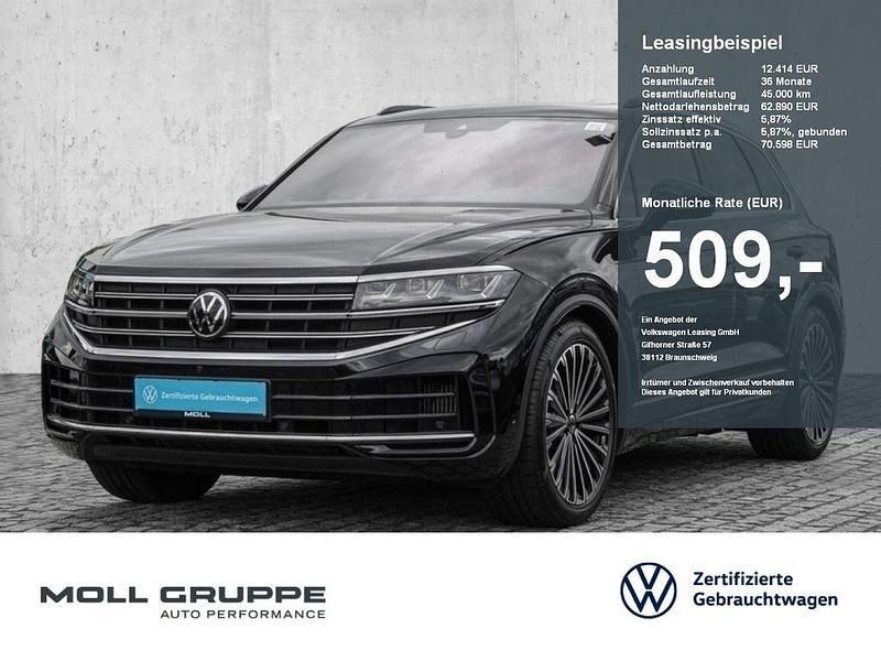 Grenadillschwarz metallic Gebraucht 2023 VW Touareg Elegance SUV | 62.890 € (Guter Preis) - Bild 1/4