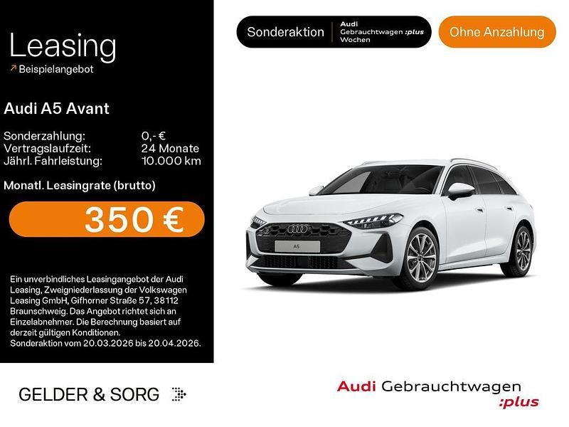 Gebraucht Audi A5 Sport 204 PS (150 kW) 2025 Gletscherweiß metallic Kombi