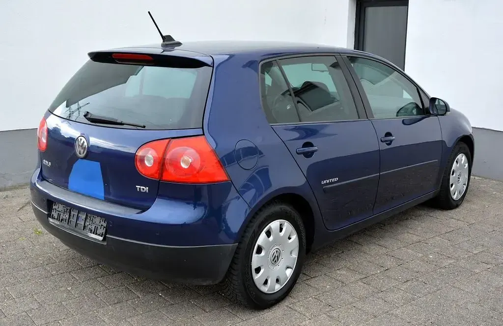 Gebraucht VW Golf VI United 105 PS (77 kW) 2008 Blau Kleinwagen