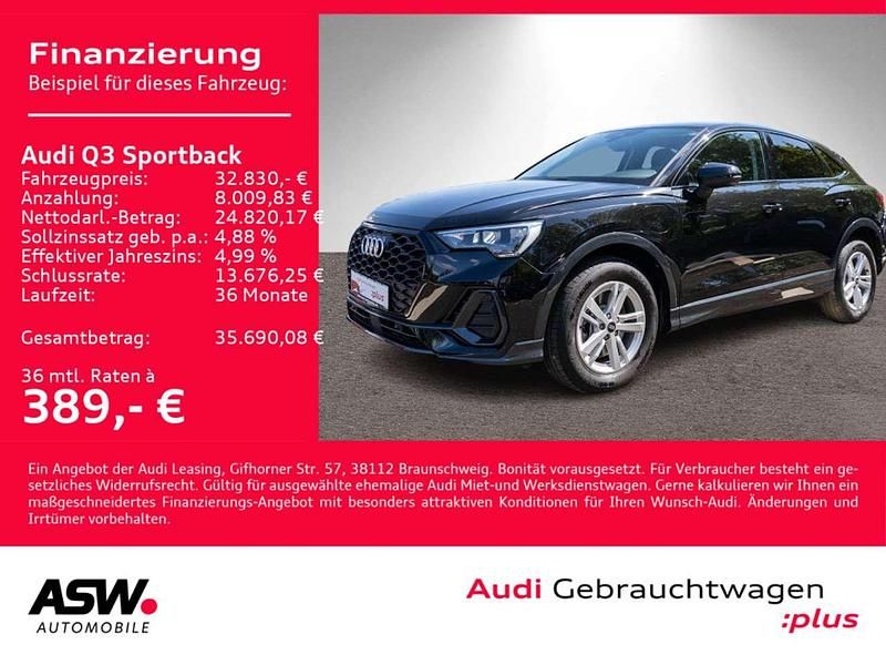 Mythosschwarz metallic Gebraucht 2022 Audi Q3 SUV | 32.830 € (Fairer Preis) - Bild 1/4