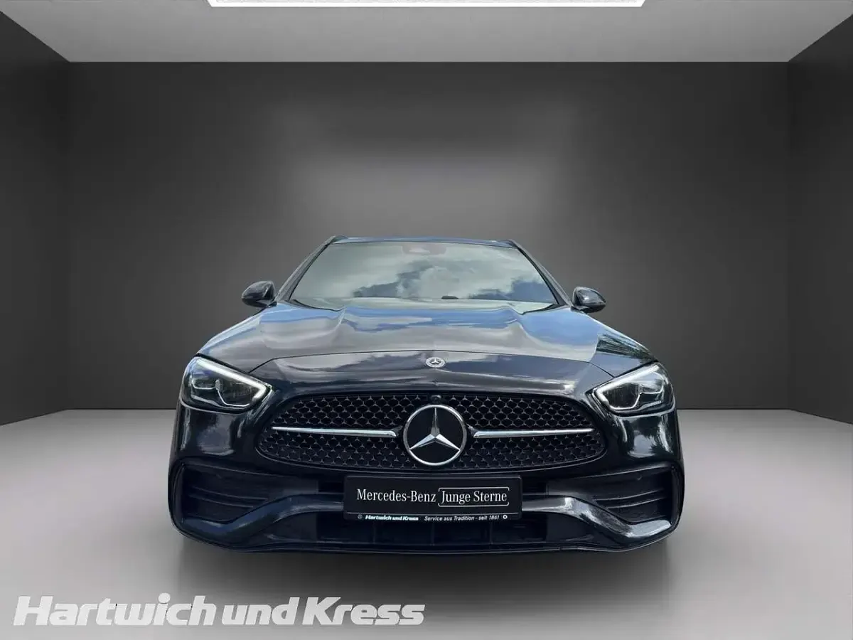Gebraucht Mercedes C220 AMG line 197 PS (144 kW) 2025 Schwarz  unilack Kombi