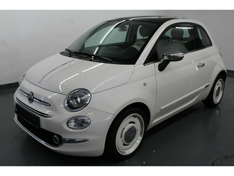 Gelato weiss Gebraucht 2018 Fiat 500 Kleinwagen | 13.999 € - Bild 1/2