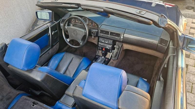 Gebraucht Mercedes SL320 231 PS (169 kW) 1994 Blau Cabrio