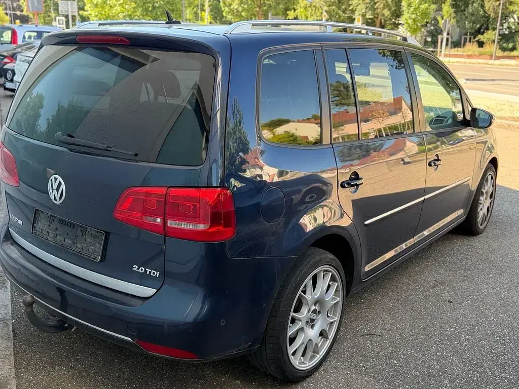 Gebraucht VW Touran Highline 170 PS (125 kW) 2011 Blau Van / Kleinbus