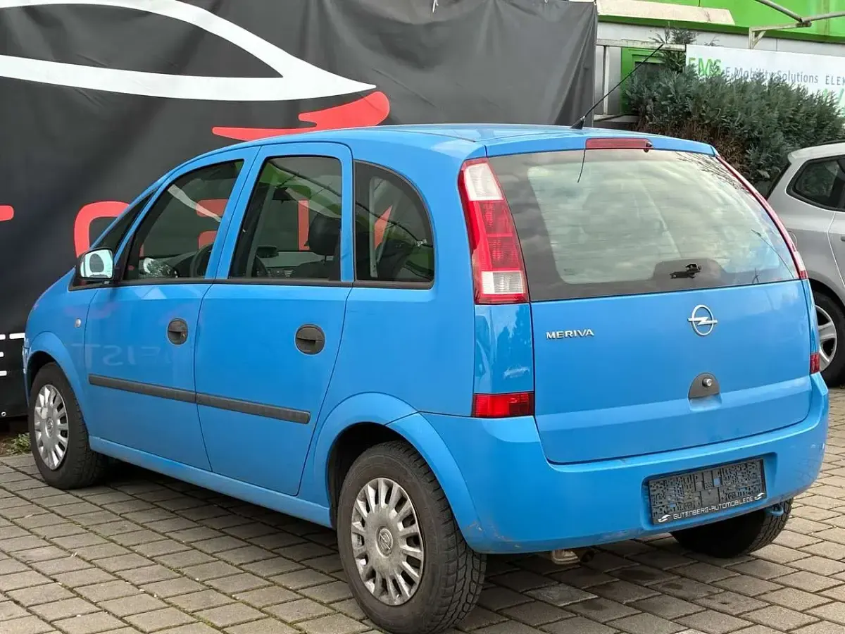 Gebraucht Opel Meriva Edition 105 PS (77 kW) 2003 Blau Van / Kleinbus