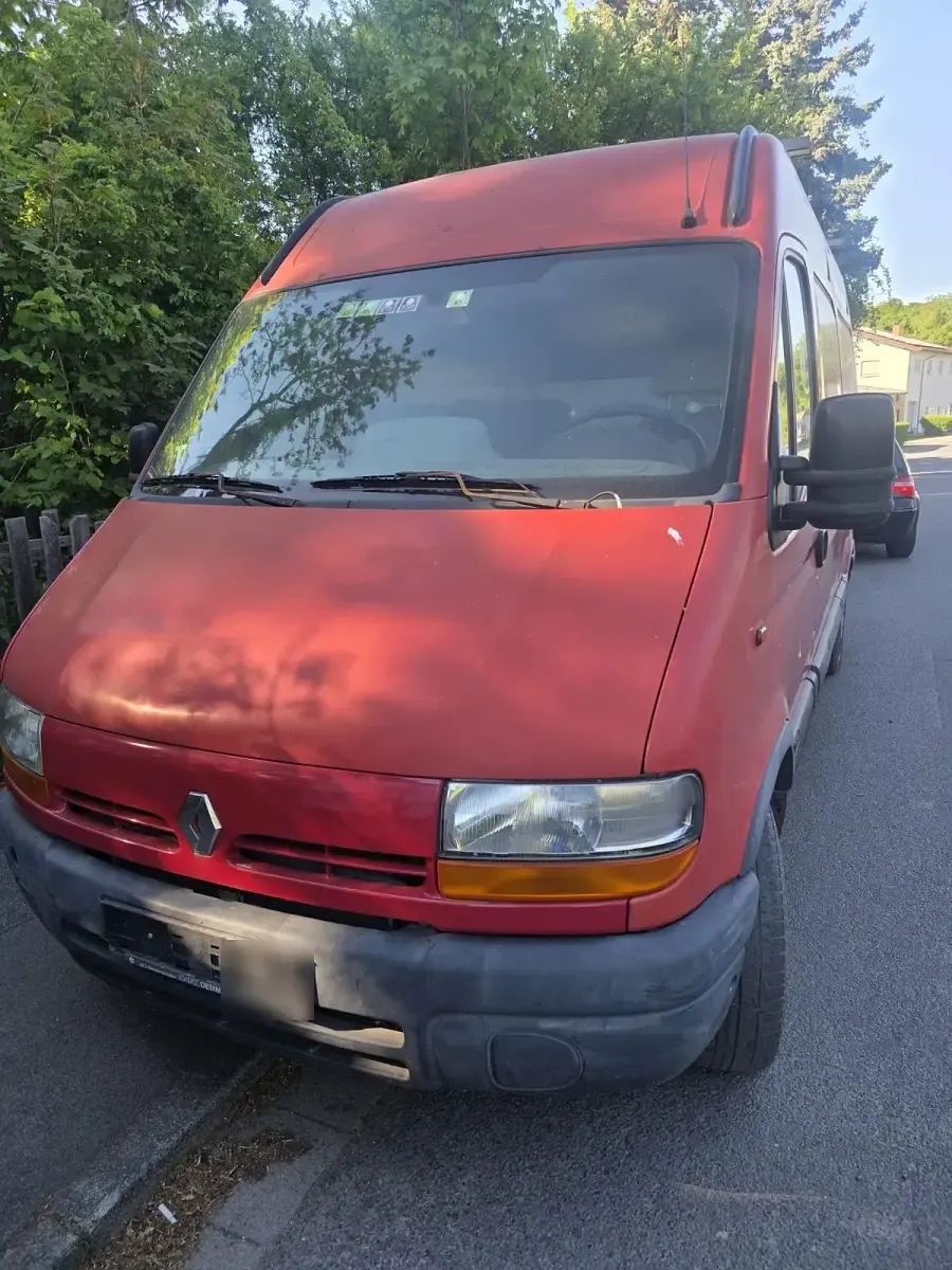 Gebraucht Renault Master 100 PS (73 kW) 2001 Rot Van / Kleinbus