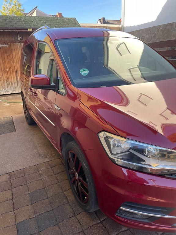 Usata VW Caddy 150 CV (110 kW) 2015 Rosso Monovolume