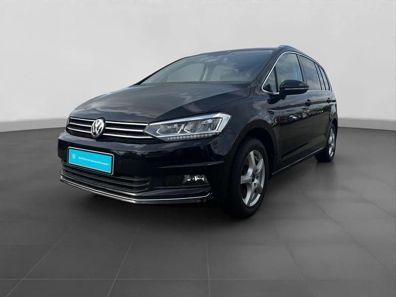 Gebraucht VW Touran Highline 150 PS (110 kW) 2019 Schwarz Van / Kleinbus