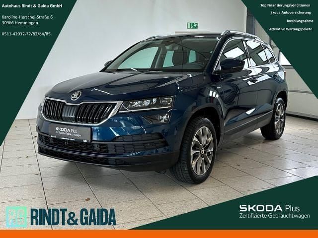 Blau Gebraucht 2021 Skoda Karoq Clever SUV | 22.490 € (Fairer Preis) - Bild 1/4
