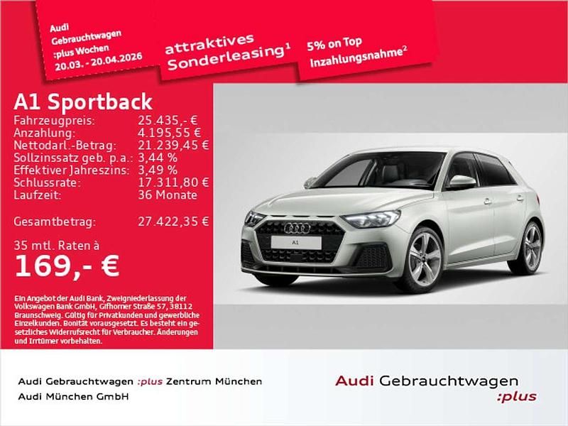 Gebraucht Audi A1 Advanced 116 PS (85 kW) 2025 Tausilber metallic Limousine