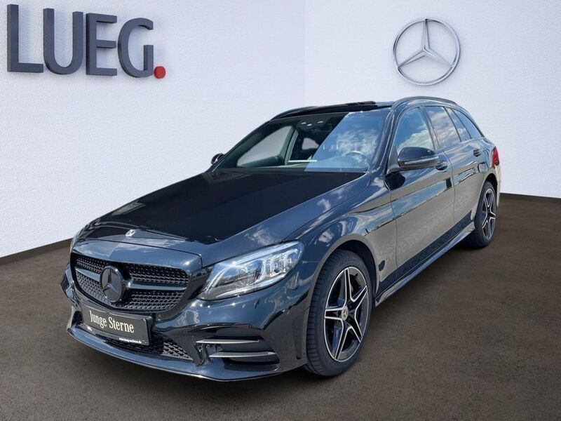 Schwarz Gebraucht 2021 Mercedes C300 Advanced Limousine | 34.890 € (Guter Preis) - Bild 1/4