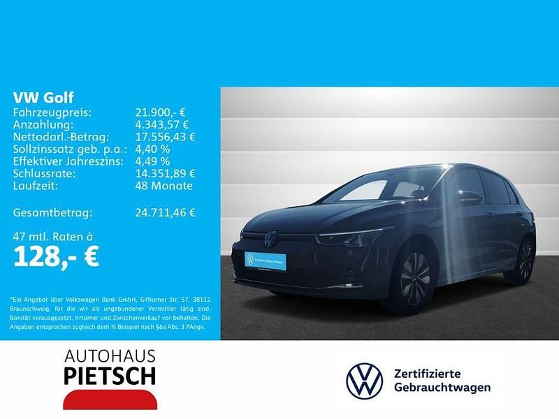 Grau Gebraucht 2023 VW Golf VIII Move Limousine | 23.680 € (Superpreis) - Bild 1/4
