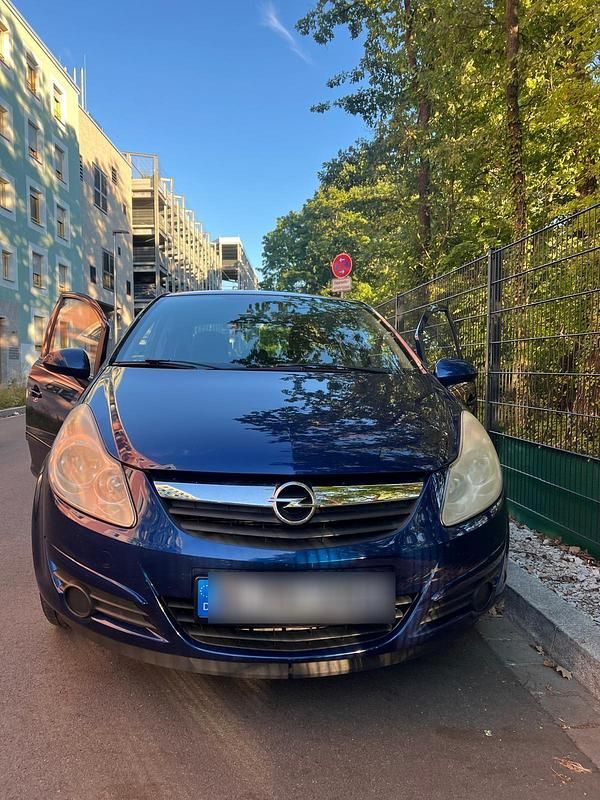 Blau Gebraucht 2007 Opel Corsa Edition Kleinwagen | 1.200 € (Guter Preis) - Bild 1/4