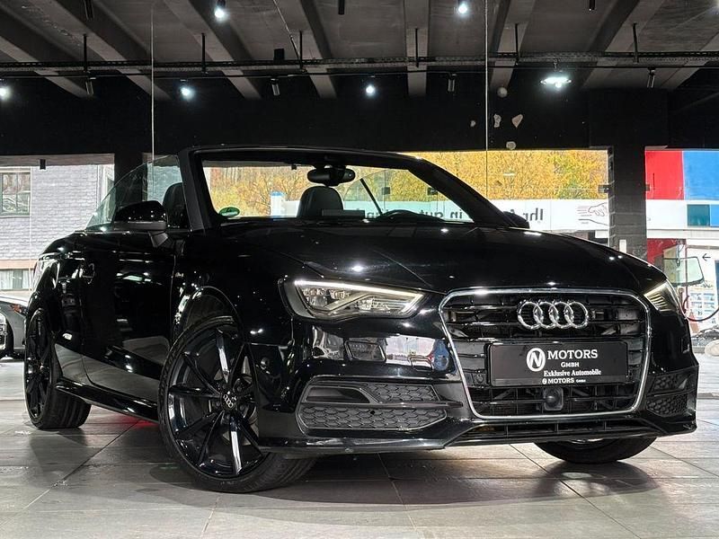 Schwarz Gebraucht 2016 Audi A3 Cabriolet S-Line Cabrio | 15.999 € (Fairer Preis) - Bild 1/4