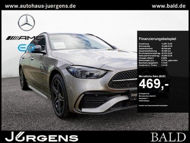 Mojavesilber Gebraucht 2023 Mercedes C300e AMG Kombi | 49.870 € (Teuer) - Bild 1/4