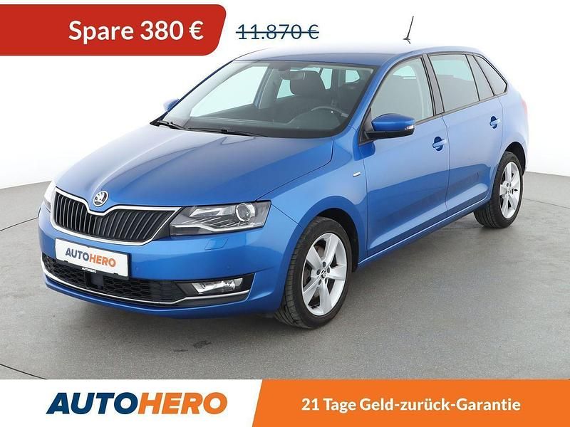 Blau Gebraucht 2018 Skoda Rapid Clever Limousine | 11.490 € (Fairer Preis) - Bild 1/3