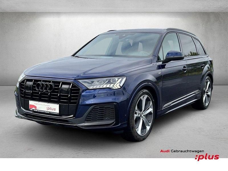 Navarrablau metallic Gebraucht 2021 Audi Q7 S-Line SUV | 51.480 € (Fairer Preis) - Bild 1/4