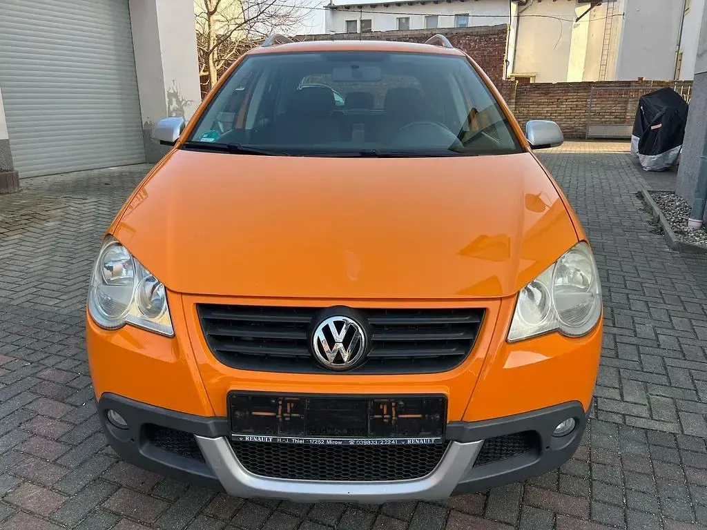 Gebraucht VW Polo Cross 69 PS (50 kW) 2009 Orange Kleinwagen