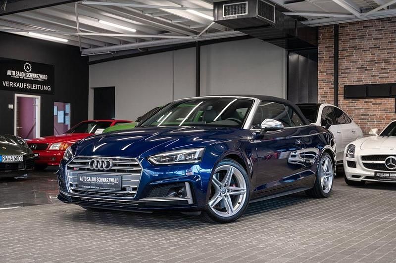 Blau Gebraucht 2017 Audi S5 Cabriolet Sport Cabrio | 42.990 € (Teuer) - Bild 1/4