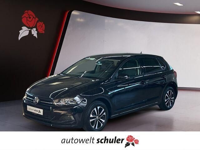 Deep black perleffekt (metallic) Gebraucht 2019 VW Polo Comfortline Limousine | 16.890 € (Etwas zu teuer) - Bild 1/2