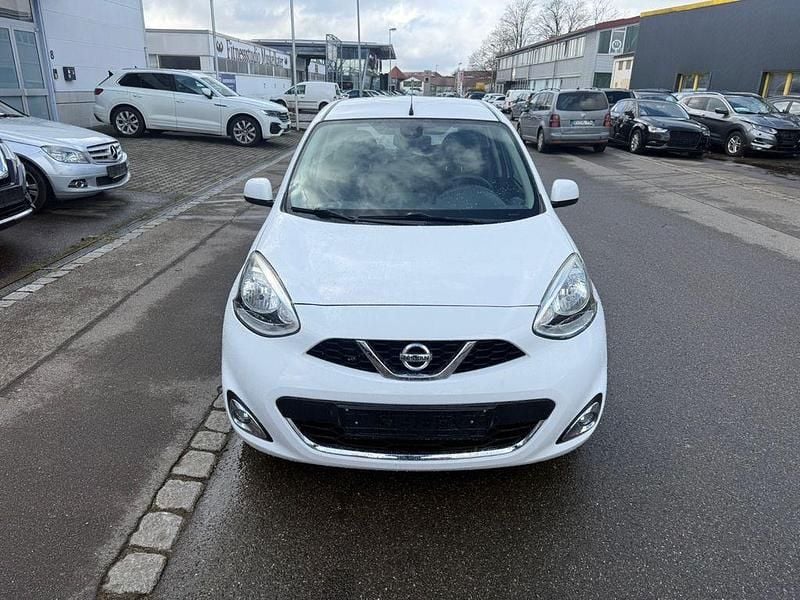 Gebraucht Nissan Micra Acenta 80 PS (58 kW) 2015 Weiß Kleinwagen
