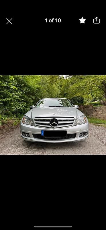 Silber Gebraucht 2008 Mercedes C200 Avantgarde Limousine | 9.600 € (Fairer Preis) - Bild 1/4